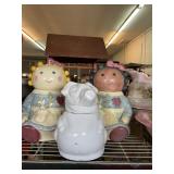3 Decorative Cookie Jars