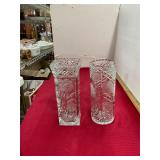 Two Crystal Vases