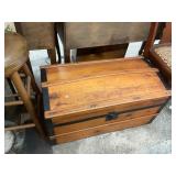 Antique Wooden Trunk