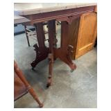 Antique Eastlake Victorian Marble Top Table