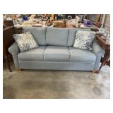Like New Sofa with Coral Pillows