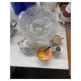 Bowl, Sugar and Creamer Servers