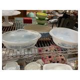 Vintage Glassbake and Spongeware