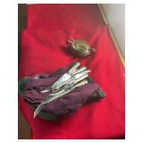 Silver Plate Lot and Bags