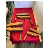 3 Jorgensen Wood Clamps