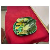 Vintage Corn Shawnee and Ceramic Serving Platters
