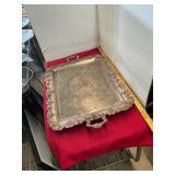 Large Silver Plate Trays