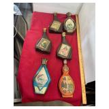 Lot of 6 Whiskey Decanters