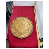 Italian Florence Style Wooden Serving Tray