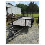 6x16GWHS 1BRK 7K High Side Utility Trailer