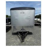 7x12CGR 7K Silver Enclosed Cargo Trailer