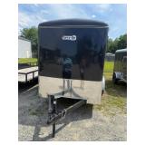 6x12 CGR 7K Black Enclosed Cargo Trailer