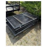 (6) 42"x58" Mesh Trailer Gates