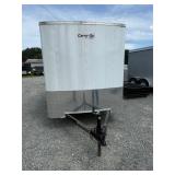 6x12 CGRCM 3K Ramp White Enclosed Cargo Trailer