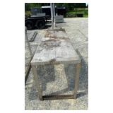 Aluminum Table 69"x31"