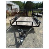 6x12GW 2BRK 7K 2 Brake Utility Trailer