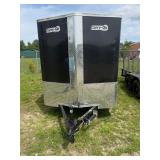 6x12 CGRECBN Black 3K Ramp Enclosed Trailer