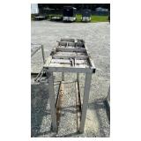 Aluminum Table 63"x38"