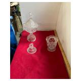 2 Piece Bird Crystal Lot