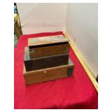 3 Antique Cigar Boxes