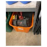 Extension Cord, Grinder, and Miter Box Lot