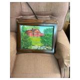 2 Local Artist Original Barn Paintings