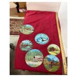 Signed Painted Saw Blades