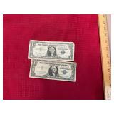 1957 and 1957B $1 Silver Certificates