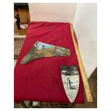 2 Piece Antique Signed Farm Equipment