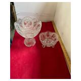2 Piece Bird Crystal Lot