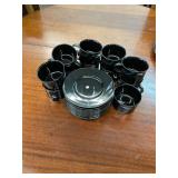 Mikasa Ultra Cream Black Japan cups and Saucers