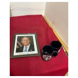 George Bush and 2 VA Mugs