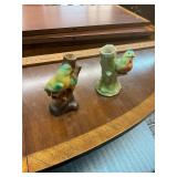 2 Vintage Bird Vases