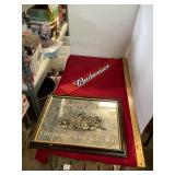 Bar Mirror and Bar Mat