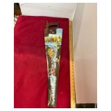 Signed Hand Painted Antique Saw