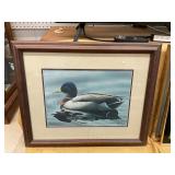 D Nicholson Duck Print