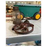 Well Wheel, Lantern, and Oil Can