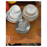Vintage Corning and Dishes Lot