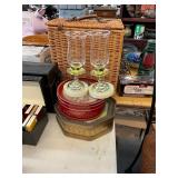Candle Holders and Tins Lot