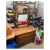 Antique Dresser with Mirror
