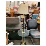 Glass Lamp Table
