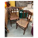 Antique Cane Bottom Chair