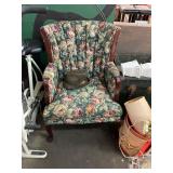 Wing Chair and Vintage Hat