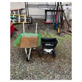 Spreader and Wheel Barrel
