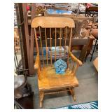 Rocking Chair and Bird House