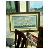 Fishing Bay Yacht Club John Marber Signed Print