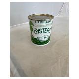 E J Steelmans Cherrystone Pint Oyster Can