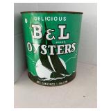B and L Chesapeake Tangier Gallon Oyster Can