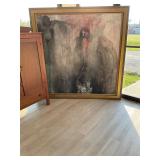 Large Oil on Canvas Painting