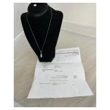 14K Gold Necklace with Jade Pendant